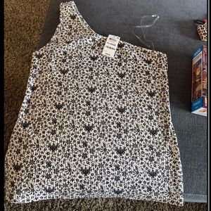 XL INC one shoulder top. NWT